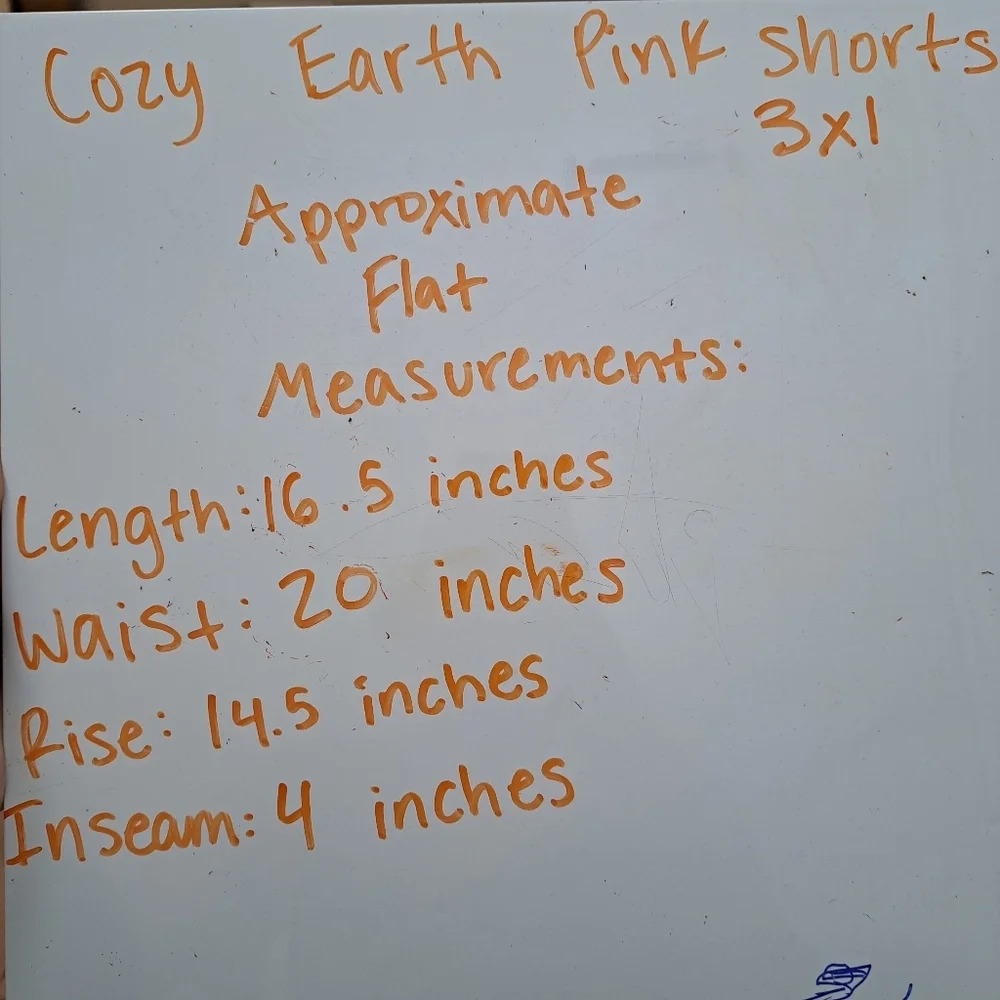 NEW Cozy Earth Blush Pink Bamboo Soft Cooling Pajamas *SHORTS ONLY Size 3XL - Picture 7 of 7